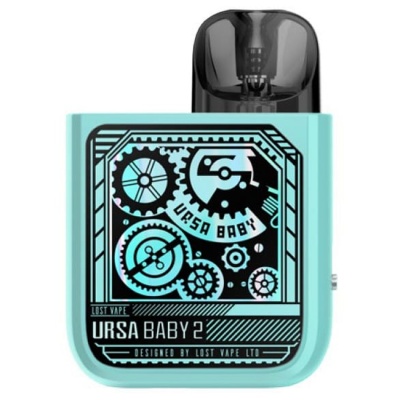 Lost Vape Ursa Baby 2 Pod Kit 22W 900mAh - Pop Blue & Time Gear